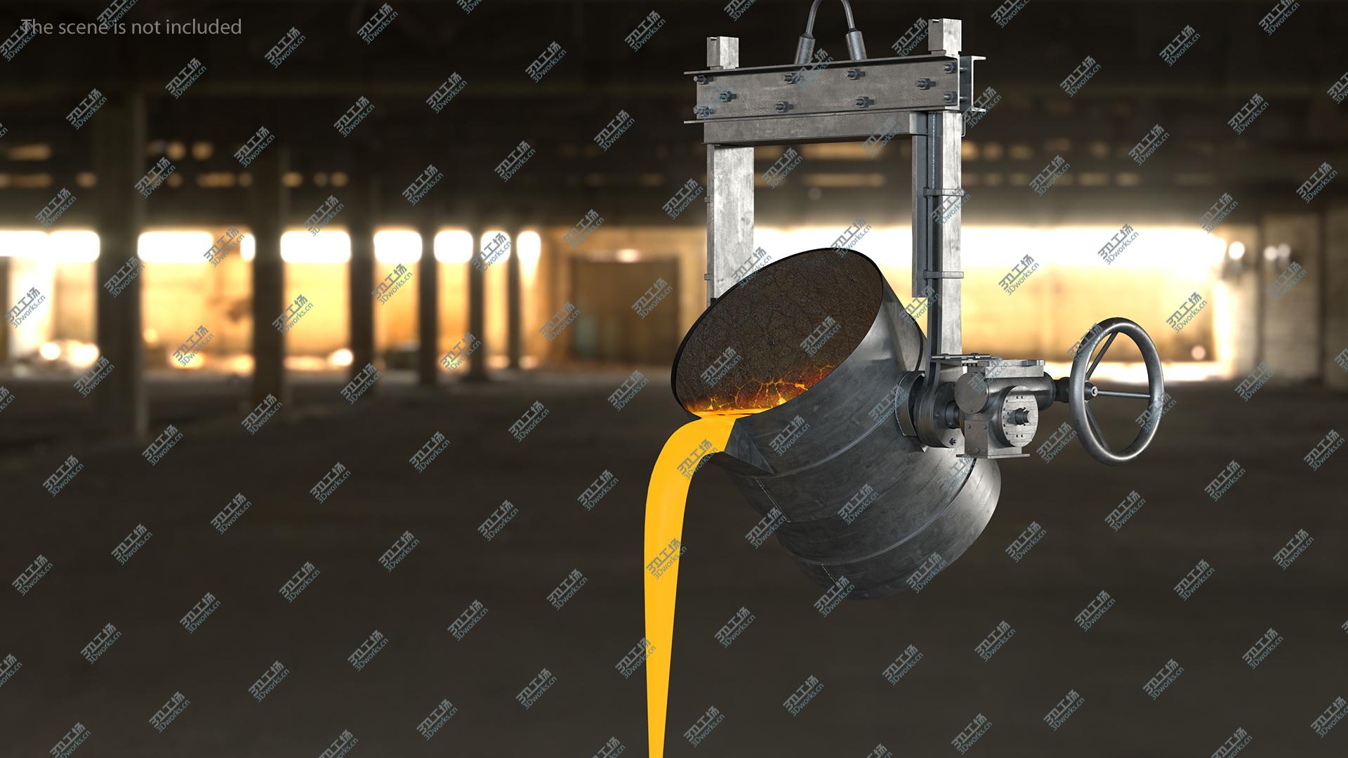 images/goods_img/202105073/3D Molten Metal Pouring from Foundry Ladle model/4.jpg